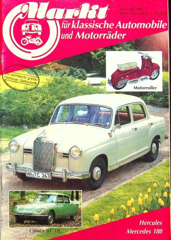 Deckblatt Oldtimer Markt (07/1985)